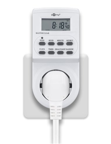 GOOBAY ψηφιακός χρονοδιακόπτης ρεύματος 51277, λευκός