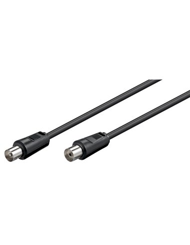 GOOBAY καλώδιο κεραίας αρσενικό σε θηλυκό 11563, 70dB, CCS, 7.5m, μαύρο