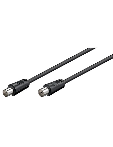 GOOBAY καλώδιο κεραίας αρσενικό σε θηλυκό 11563, 70dB, CCS, 7.5m, μαύρο