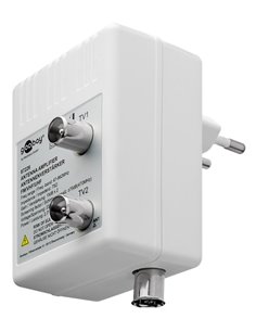 GOOBAY ενισχυτής κεραίας 67226, 2 συσκευές, DVB-T DVB-T2 DVB-C, λευκός