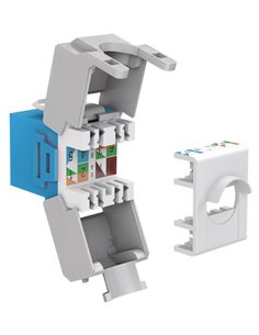 GOOBAY Keystone module RJ45 CAT 6A 90688, UTP, μπλε