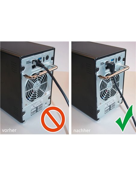 GOOBAY καλώδιο δικτύου 51515, CAT 6 U/UTP, γωνιακό, CCA, 1m, μαύρο