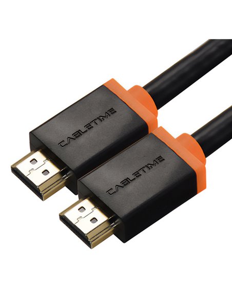 CABLETIME καλώδιο HDMI 2.0 CT-HE2GN, 4K/60Hz, 3m, μαύρο