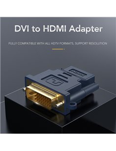 CABLETIME αντάπτορας HDMI σε DVI HA05R, 1080p, μπλε