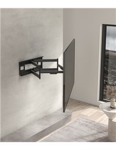 BRATECK επιτοίχια βάση τηλεόρασης LPA49-486XLD, 43-90", 80kg, heavy duty, full motion