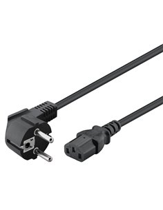 GOOBAY καλώδιο τροφοδοσίας 95142, 3G 1.00mm², 3m, μαύρο