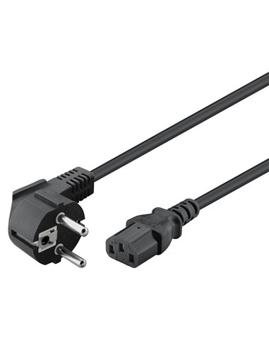 GOOBAY καλώδιο τροφοδοσίας 95142, 3G 1.00mm², 3m, μαύρο