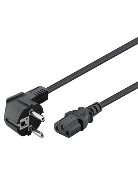 GOOBAY καλώδιο τροφοδοσίας 95142, 3G 1.00mm², 3m, μαύρο