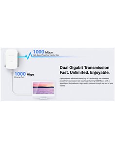 MERCUSYS Powerline MP500 Kit, AV1000 Gigabit, Ver: 1.0