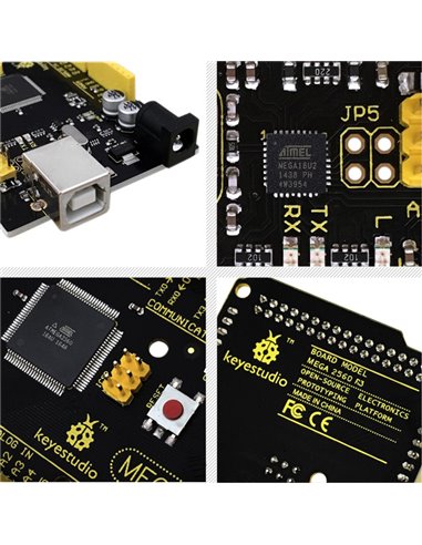 KEYESTUDIO Mega 2560 R3 development board KS0002, συμβατό με Arduino