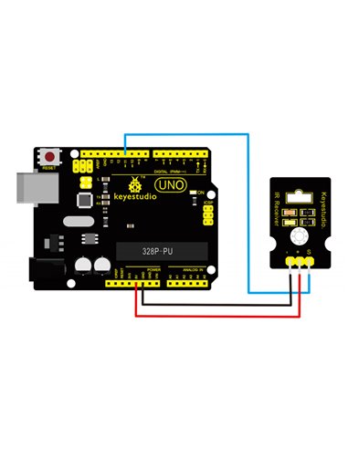 KEYESTUDIO digital IR receiver module KS0026, συμβατό με Arduino