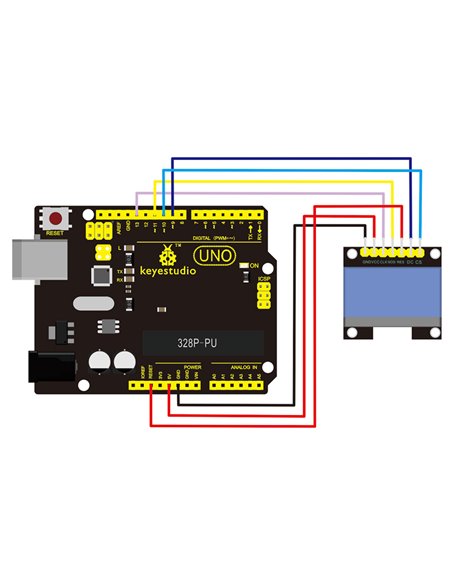 KEYESTUDIO OLED graphic display module KS0056, 1.3", 128x64