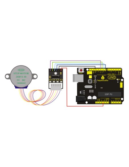 KEYESTUDIO stepper motor drive board και stepper motor KS0327, 5V, 3τμχ