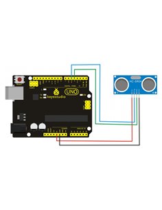 KEYESTUDIO HR-SR04 ultrasonic module KS0328, μπλε, 3τμχ
