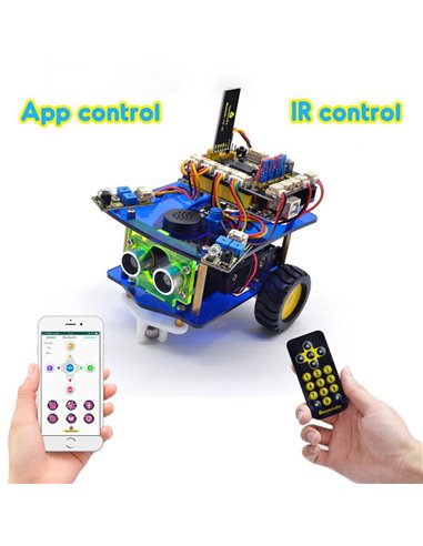 KEYESTUDIO desktop mini bluetooth smart car V3.0 KS0441