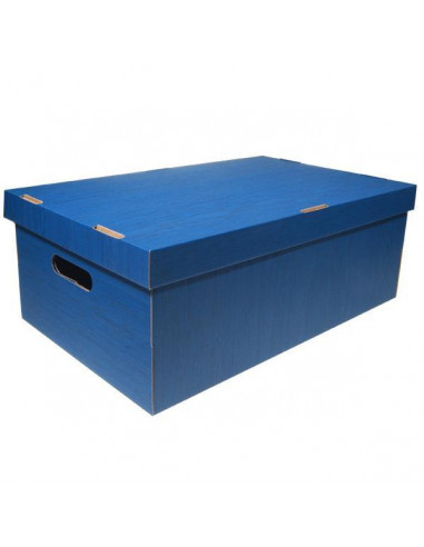 Νext κουτί fabric μπλε Α3 Υ19x50x31εκ.