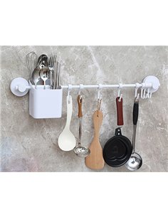 ECOCO Θήκη κρεμάστρας E1607, λευκή