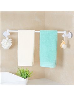 ECOCO κρεμάστρα μπάνιου-κουζίνας E1608, 8.6 x 6.7 x 65cm, λευκή