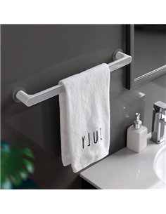 ECOCO κρεμάστρα μπάνιου-κουζίνας E1911, 6 x 3.5 x 47.7cm, γκρι