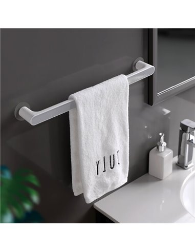 ECOCO κρεμάστρα μπάνιου-κουζίνας E1911, 6 x 3.5 x 47.7cm, γκρι