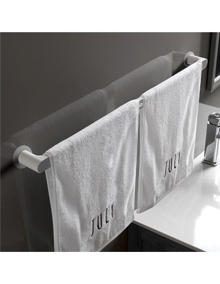 ECOCO κρεμάστρα μπάνιου-κουζίνας E1928, 6.1 x 3.5 x 68.6cm, γκρι