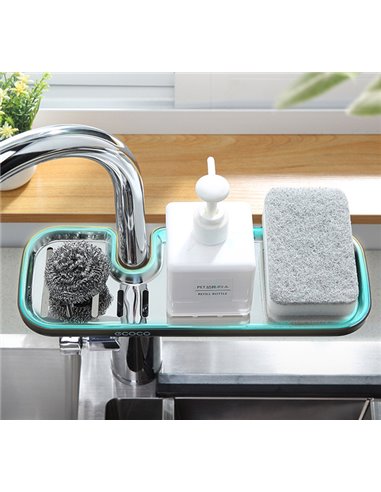 ECOCO βάση στήριξης σε σωλήνα για μπάνιο-κουζίνα E1914, 28.5x10.5x8cm