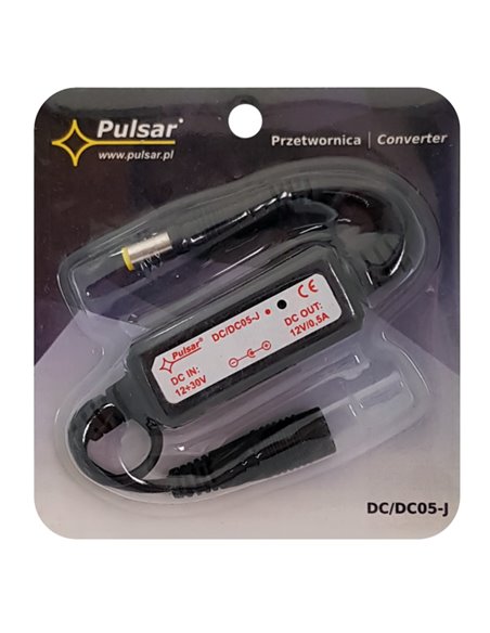 PULSAR μετατροπέας μείωσης τάσης DC/DC05-J, 12-30VDC, βύσμα DC 2.1/5.5
