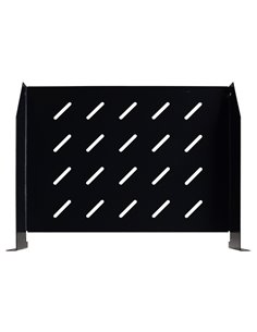 PULSAR σταθερό ράφι 19" RAPD600, για rack βάθους 600mm, 2U, μαύρο