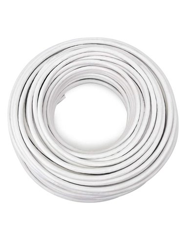 ACCORDIA ομοαξονικό καλώδιο τηλεόρασης 75OHM, 1mm, 100m, λευκό