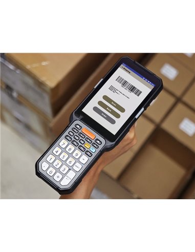 POINT MOBILE PDA P451G3, Wi-Fi, 1D & 2D barcodes, 4.3", 4/64GB, μαύρο