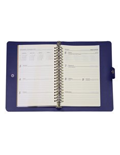 Next planner πολυπροπυλένιο Α5 σκ. μπλε 14x21εκ.