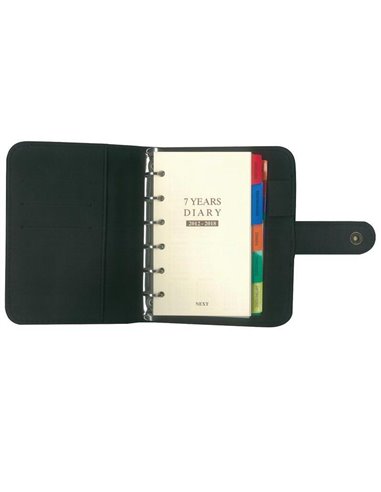 Θήκη για organizer από μαύρη δερματίνη 19x12εκ.