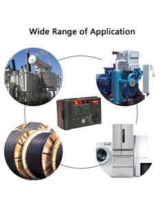 UNI-T Tester μόνωσης UT501A, 100V/250V/500V/1000V