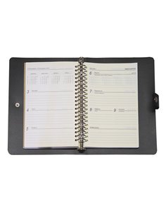 Next planner πολυπροπυλένιο Α5 μαύρο 14x21εκ.