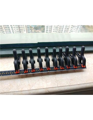 Σφιγκτήρας πολλαπλών χρήσεων CLIP-020, πλαστικός, 70mm, 5τμχ