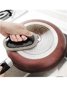 Σφουγγάρι με λαβή HUH-0025, καφέ