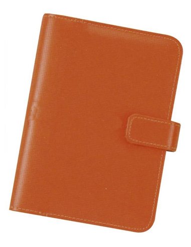 Organizer σημειωματάριο δερμάτινο καφέ 15x11εκ.