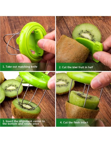 Κόφτης-αποφλοιωτής για ακτινίδια HUH-0037, πράσινος