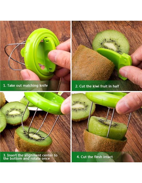 Κόφτης-αποφλοιωτής για ακτινίδια HUH-0037, πράσινος