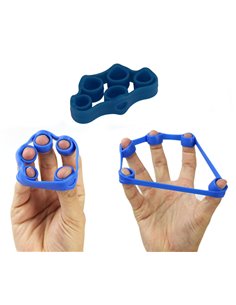 Λάστιχο έκτασης δακτύλων GYM-0023, 7.5 x 5mm, 5kg, μπλε