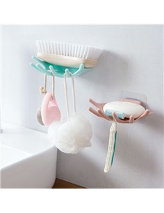 Βάση σαπουνιού BTHU-0005, πλαστική, πράσινη