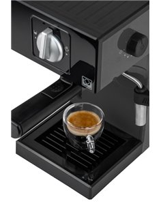BRIEL μηχανή espresso A1, 1000W, 20 bar, μαύρη