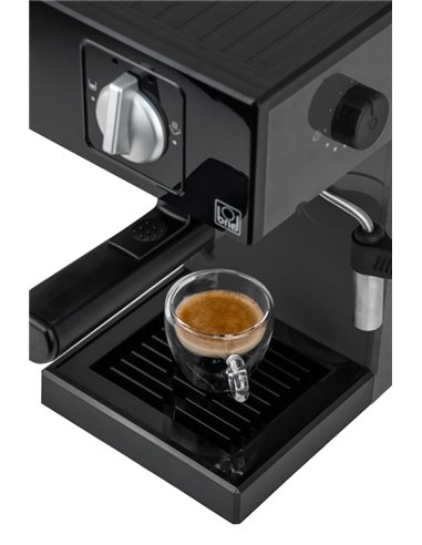 BRIEL μηχανή espresso A1, 1000W, 20 bar, μαύρη