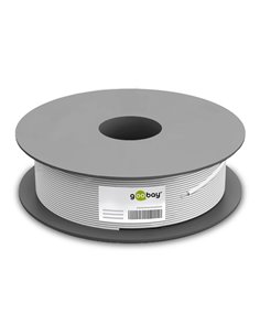 GOOBAY καλώδιο κεραίας 27518, 120dB, 75Ω, CCS, 100m, λευκό
