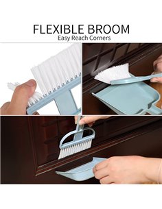 Σετ σκουπάκι και φαράσι πάγκου, διάφορα χρώματα