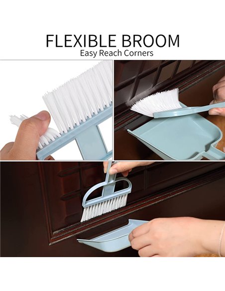 Σετ σκουπάκι και φαράσι πάγκου, διάφορα χρώματα