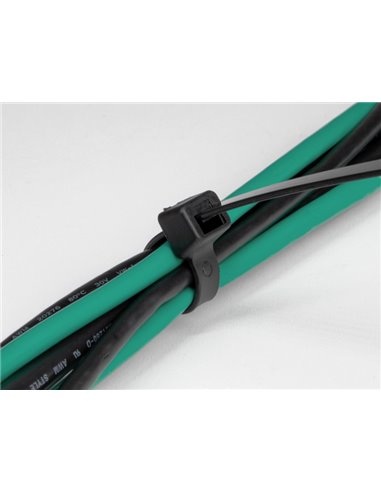 DELOCK Δεματικά καλωδίων 19559, 200x4.8mm, μαύρα, 100τμχ