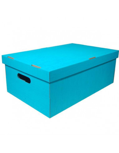 Νext κουτί fabric γαλάζιο Α3 Υ19x50x31εκ.