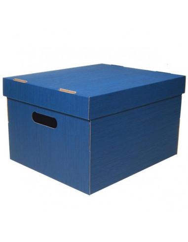 Νext κουτί fabric μπλε Α4 Υ19x30x25,5εκ.