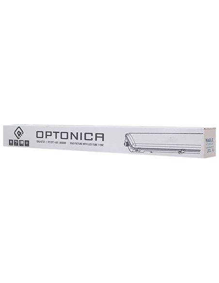 OPTONICA LED φωτιστικό Tube T8 6731, 9W, 6000K, IP65, 800LM, 68cm